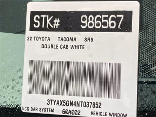 2022 Toyota Tacoma SR5 3TYAX5GN4NT037852 photo 29 2022 Toyota Tacoma SR5 3TYAX5GN4NT037852 photo 29