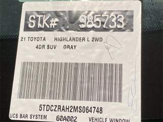 2021 Toyota Highlander L 5TDCZRAH2MS064748 photo 31 2021 Toyota Highlander L 5TDCZRAH2MS064748 photo 31